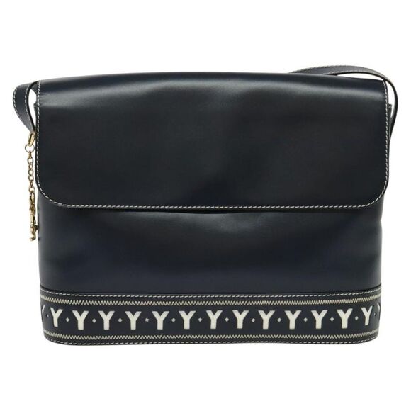 Yves Saint Laurent Black Leather Shoulder Bag (Pre-Owned) - Picture 1 of 16